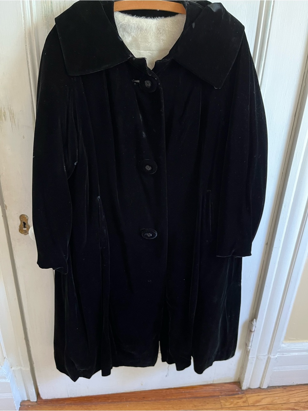 VINTAGE CUSTOM MADE VELVET COAT